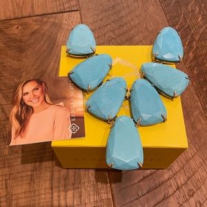 Kendra Scott Harlow Turquoise necklace.